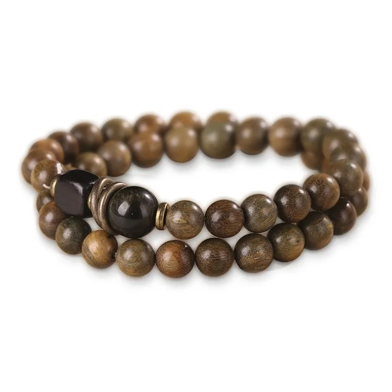 JINGFAN Sandalwood Bracelets Unisex-4