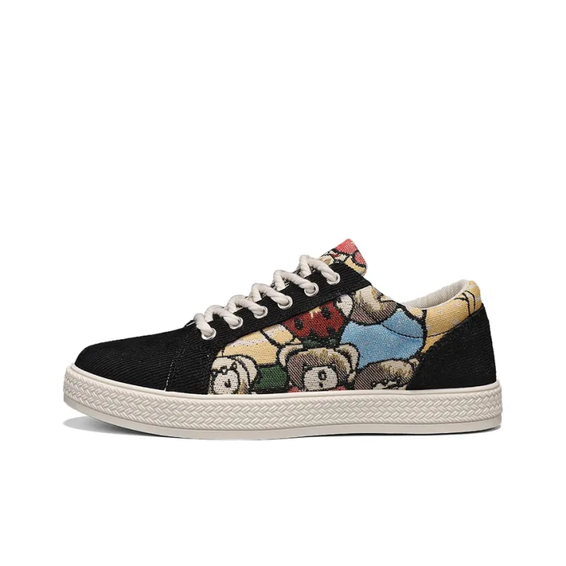 LONGDUIZHANG Slip Resistant Cushioning Abrasion Resistant Lightweight Breathable Low Top Skateboard Shoes Men's-10