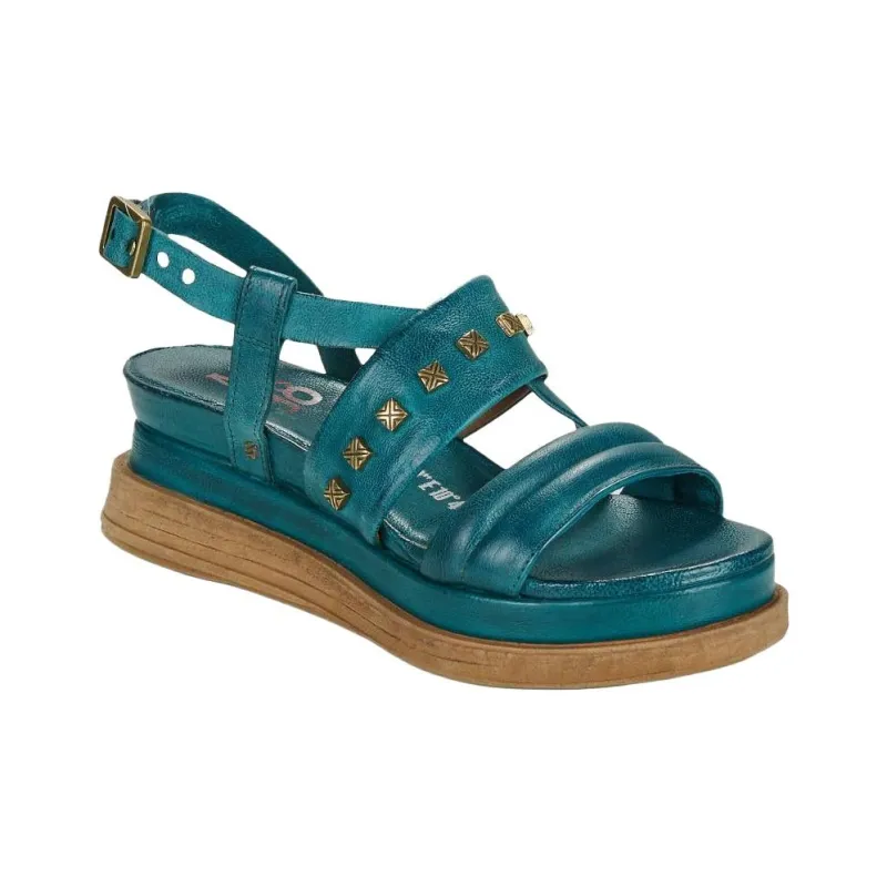 AirStep One Strap Sandals Women's Blue-3