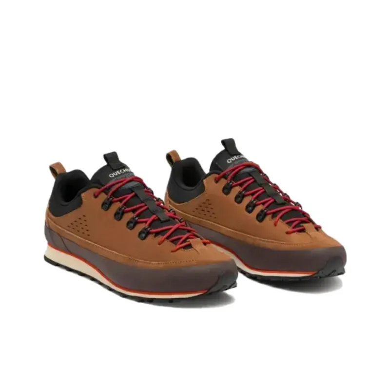 DECATHLON Anti Slip Wear Resistant Low Top Hiking Shoes Men's Brown-2