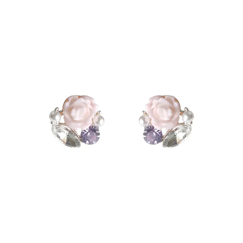 QIANFANGDAHUANGYE S925 Silver Stud Earrings Women's-0