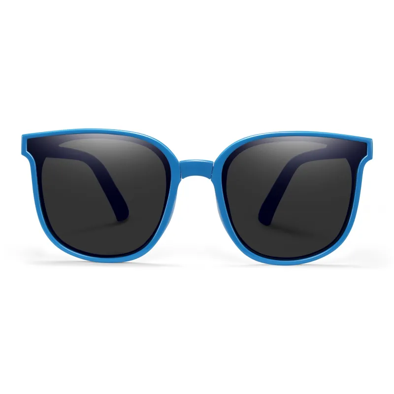 COLORE.IN TR/Memory Plastic Square Sunglasses Kids'-3