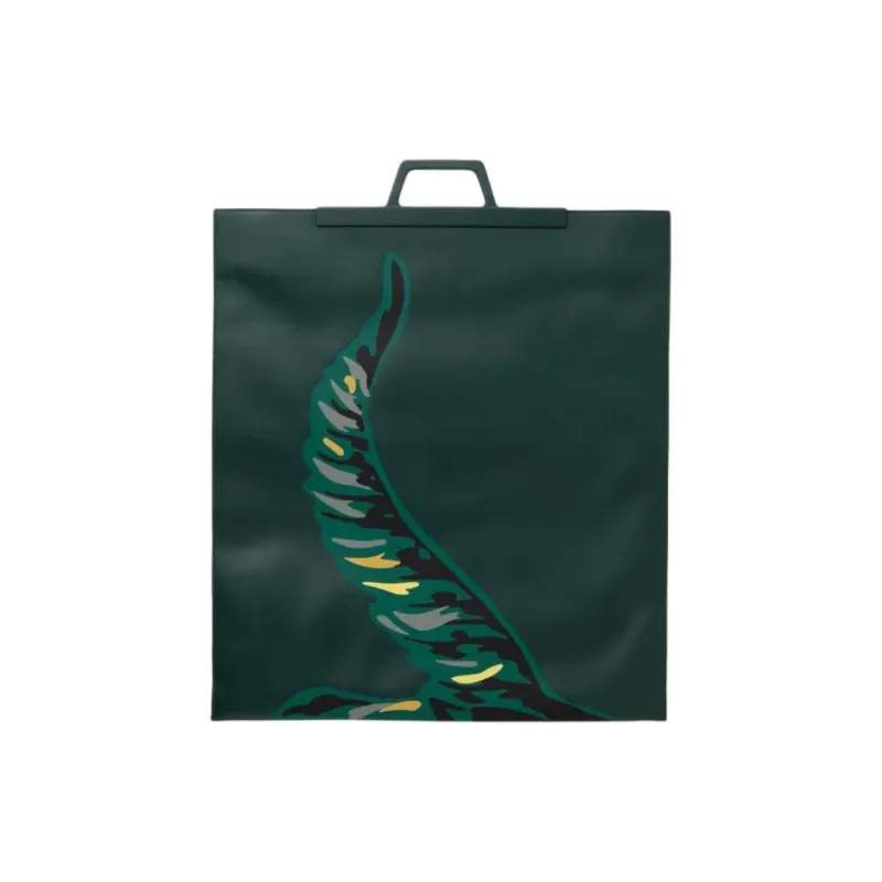 LACOSTE Leather Tote Bag, Shopping Bag, Shoulder Bag, Handbag Tubas Unisex Green-2