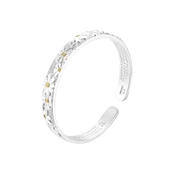 Nine Music 999 Fine Silver Bangles Women's