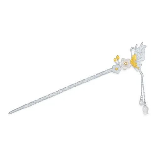 Diamond International 925 Sterling Silver Hairpins Women's