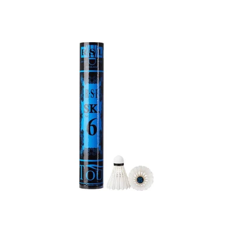RSL SK6 Goose Feather Shuttlecock 12 Pack Goose Feather Shuttlecocks-0