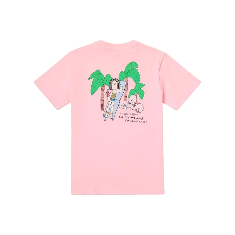 Vans x RIROO TEE SS T Shirt Women's Pink-1