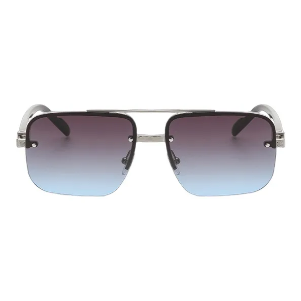 NOME Metal Square Sunglasses Unisex-3