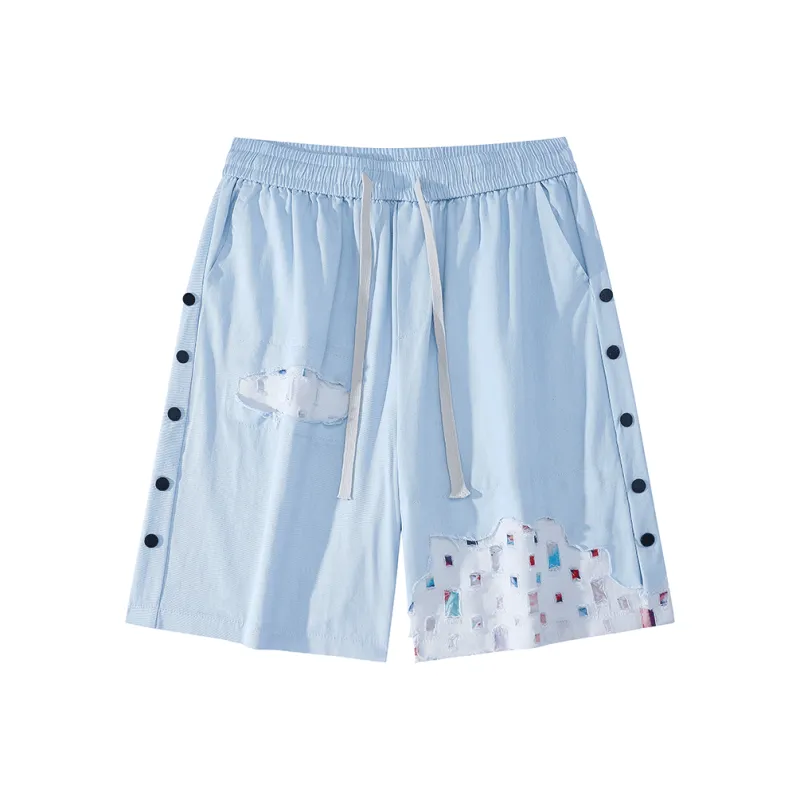 RASHOMONG Casual Shorts Unisex-4