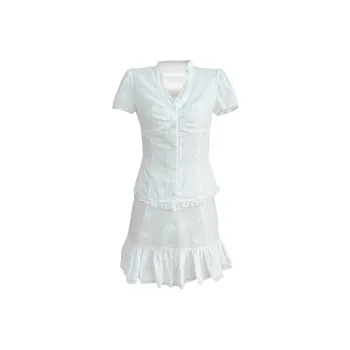 Udon House Two Piece Skirt Sets Women's
