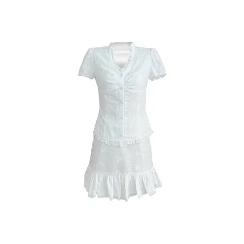 Udon House Two Piece Skirt Sets Women's