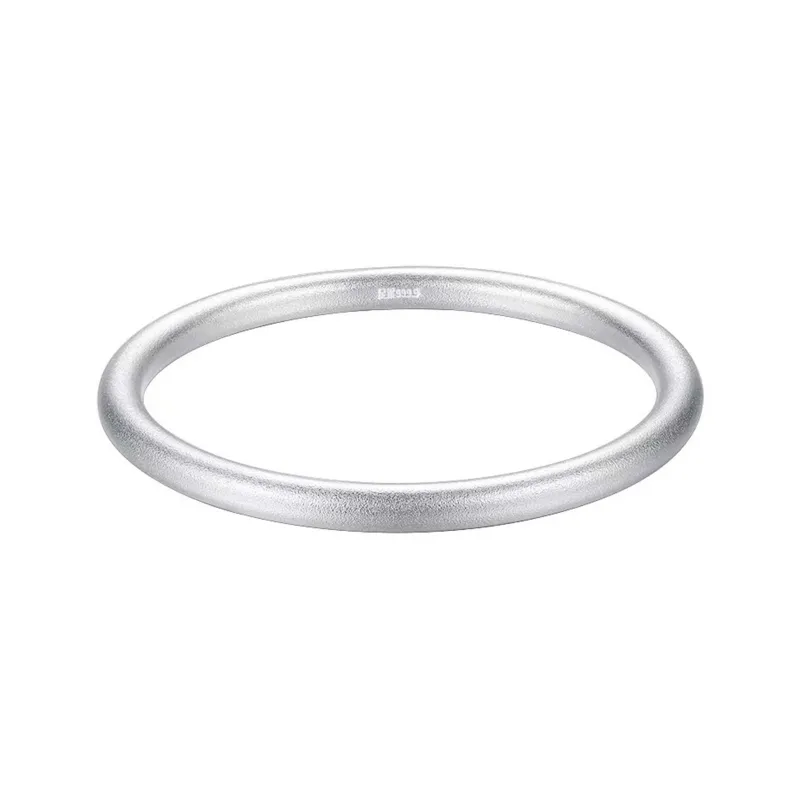 Silver Trim 999 Fine Silver Bangles Unisex-0