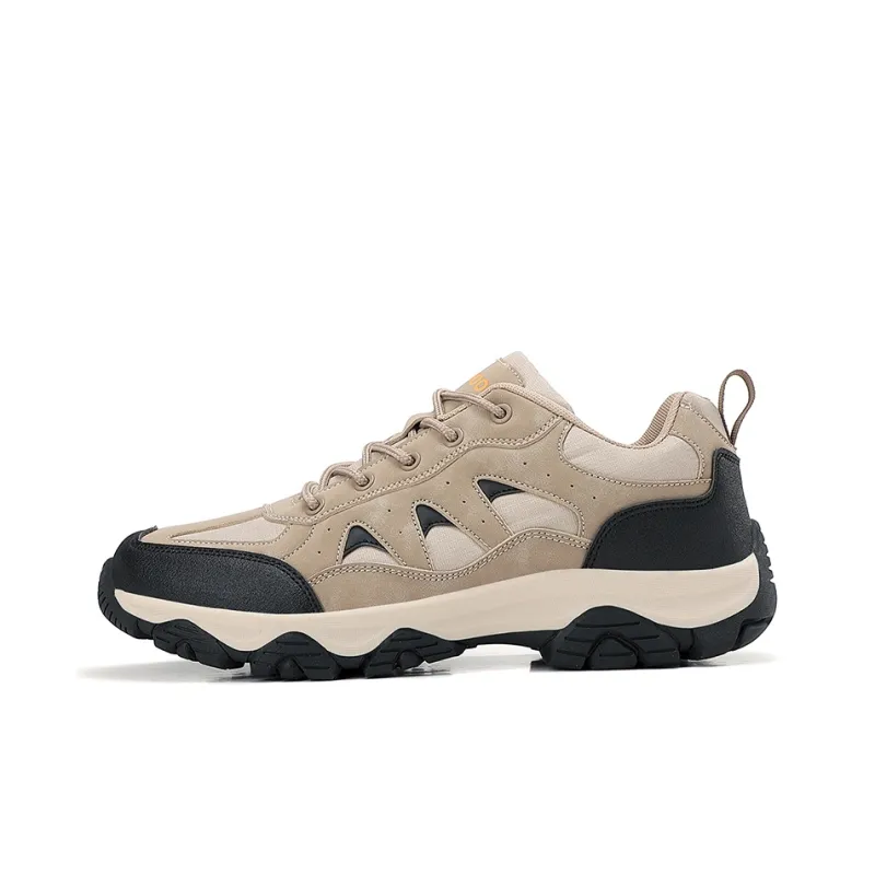 TELENT Coverage Slip Resistant And Abrasion Resistant Low Top Mountaineering & Hiking Shoes Men's Khaki-0