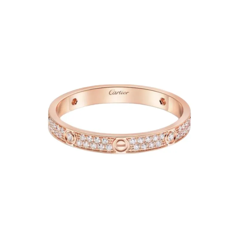 CARTIER 18K Rose Gold, Diamond Rings Women's-3
