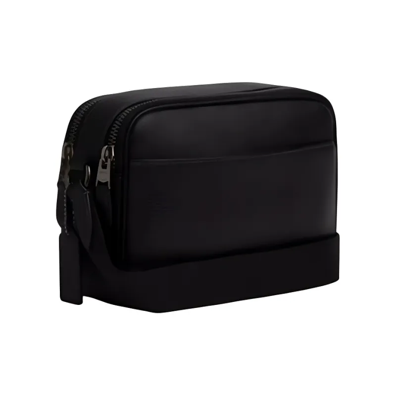 COACH Graham Cow Leather Shoulder Bag Medium Size Men's Black-1