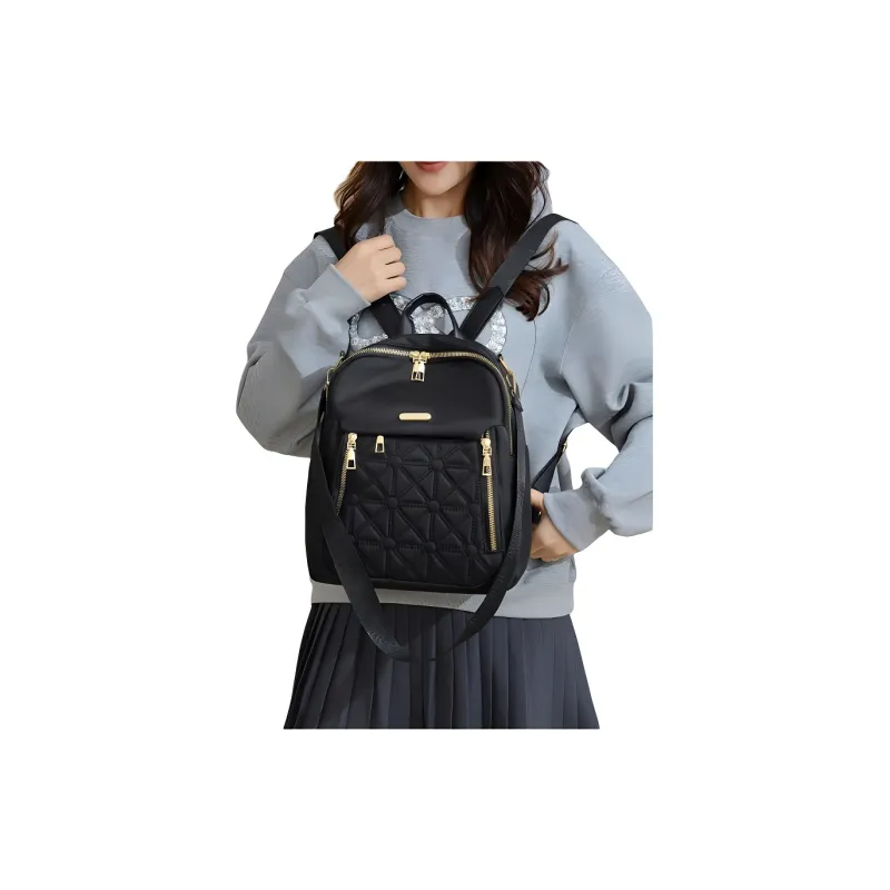 DJ.SPIRIT Oxford Backpack Regular Women's Black-1
