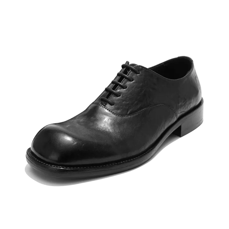 TAICHIISM Men's Casual Shoes Men Low Top Washed Black-1