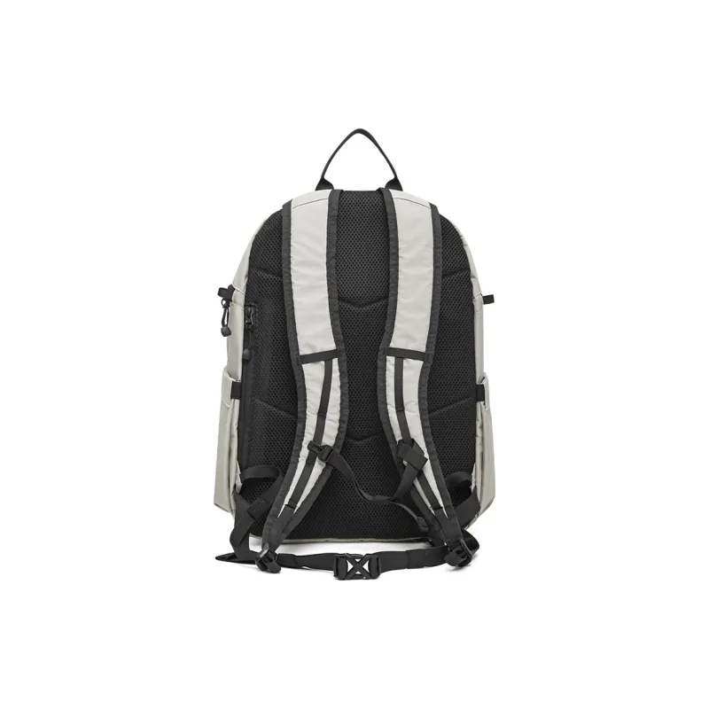 MYEDITION 18L Backpack Outdoor Bag Fabric Black/Greige/Long Flower Baskets Purple Unisex-6