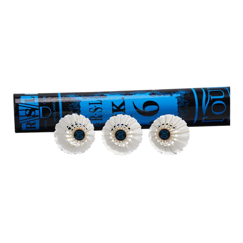 RSL SK6 Goose Feather Shuttlecock 12 Pack Goose Feather Shuttlecocks-9