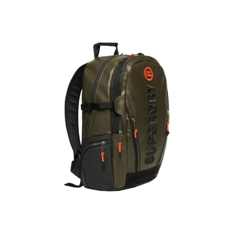 SUPERDRY Polyester Backpack Regular Men's Olive Green-2