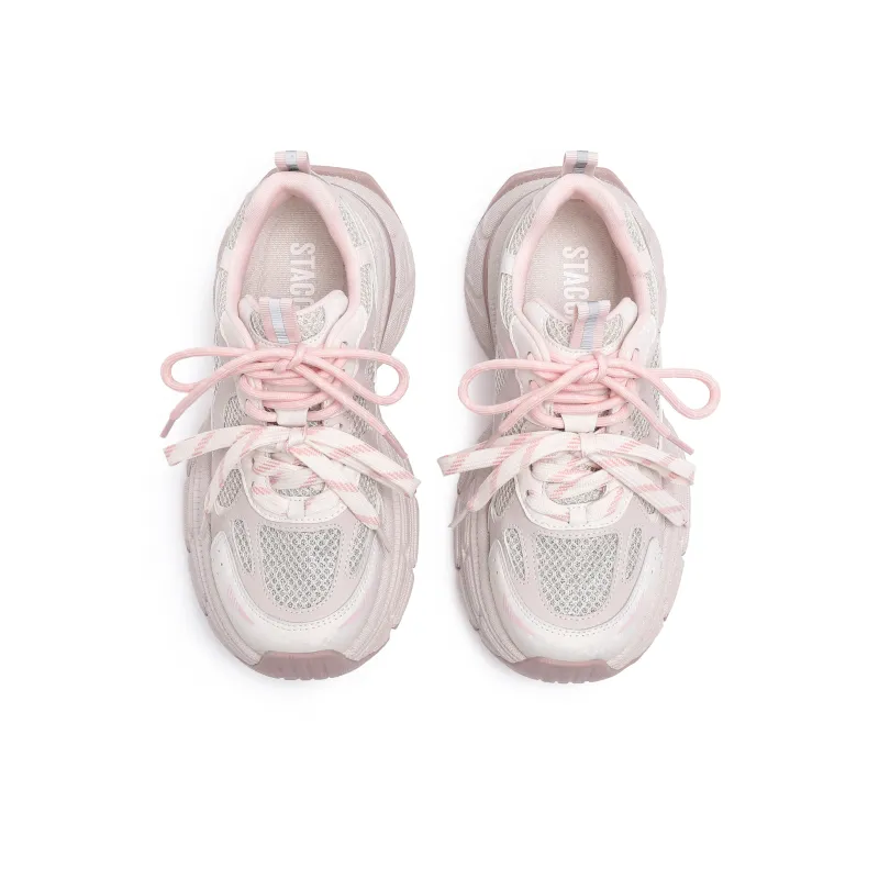 Staccato Abrasion Resistant Low Top Chunky Sneakers Unisex-3