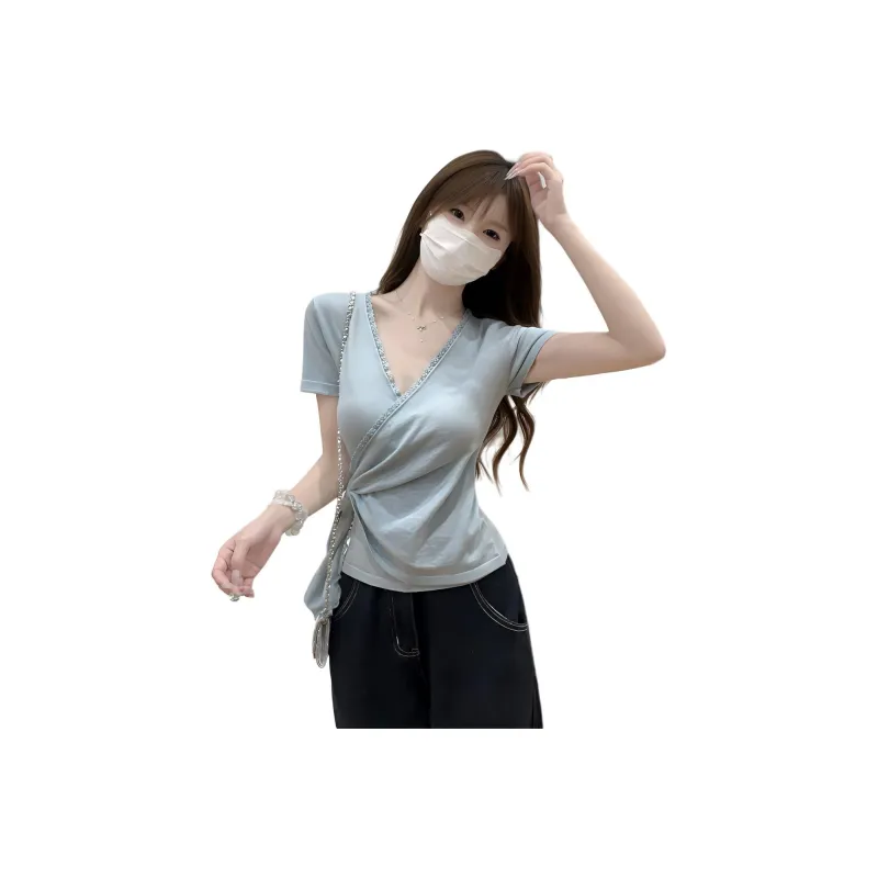Flowers In Water T Shirt Women's-6