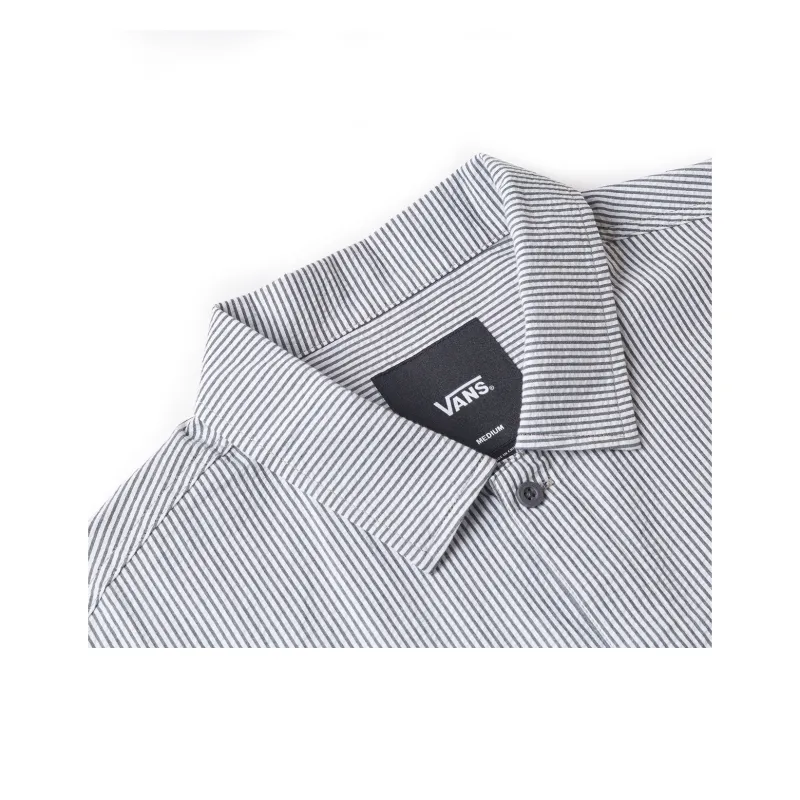 Vans Shirt Men's Gray White Stripes-3