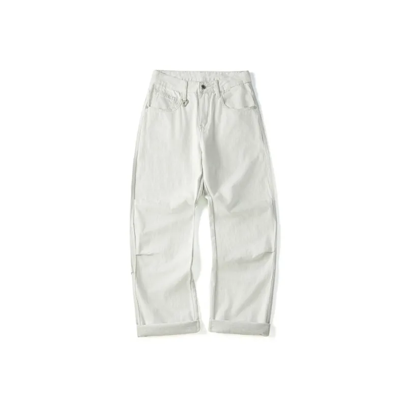 SNOW FLYING Jeans Unisex White-0