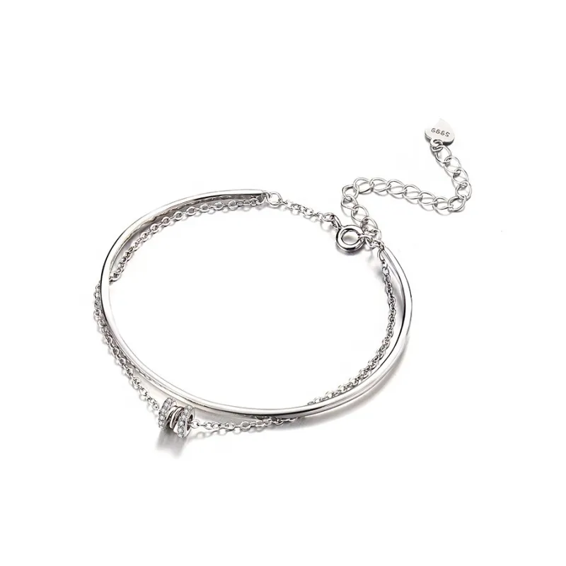 MOVER S999 Fine Silver Bracelets Women's-0