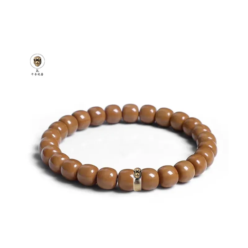 MY Monkey Head Walnut Bracelets Unisex-11