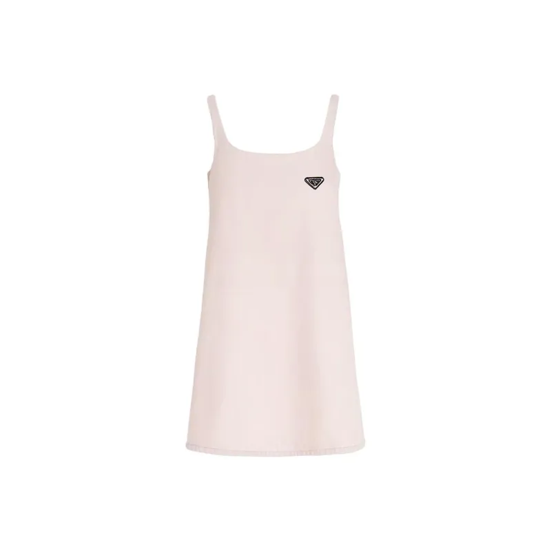 PRADA SS22 Denim Short Skirts Women's Pink-0