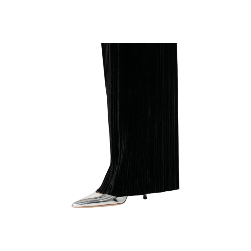 Sabina Musayev Lotem Pleated Velvet Trousers-4
