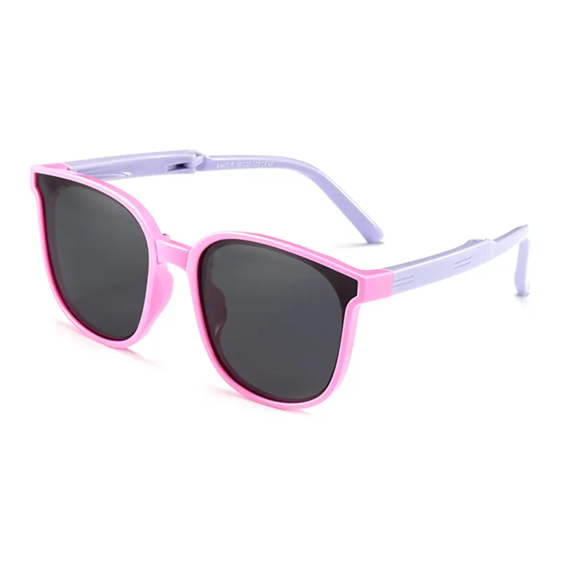 COLORE.IN TR/Memory Plastic Square Sunglasses Kids'-4