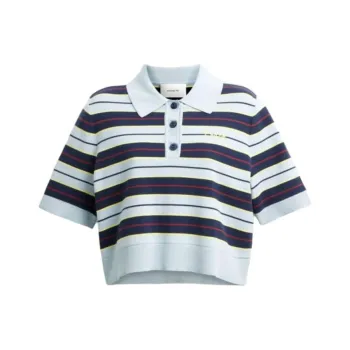 COACH SS25 Polo Shirt Women's Blue