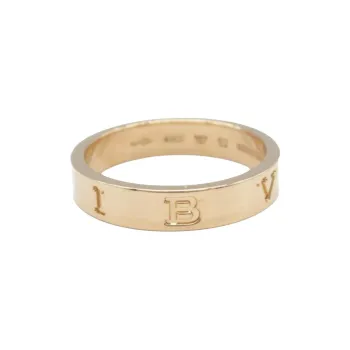 BVLGARI 18K Rose Gold Rings Unisex Pink Gold