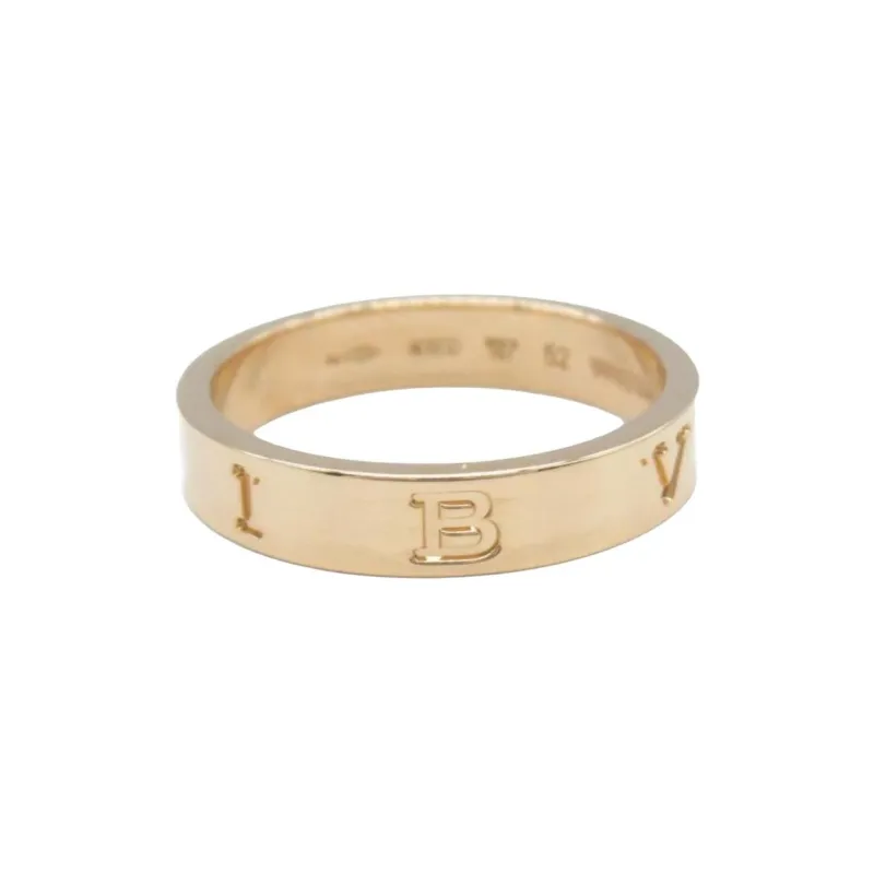BVLGARI 18K Rose Gold Rings Unisex Pink Gold-0