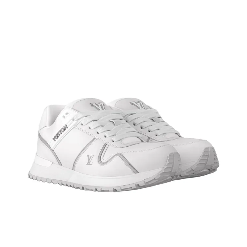 LOUIS VUITTON Run Away Low Top Casual Shoes Men's White-2