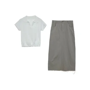 Icicofficial Two Piece Skirt Sets Women's