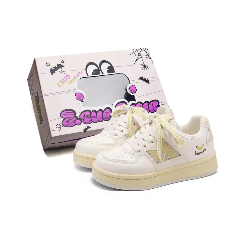 Z.SUO Coverage, Abrasion Resistant, Balance, Lightweight, Height Increasing Low Top Skateboard Shoes Women's-9