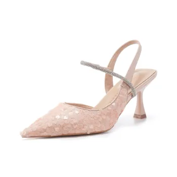 Beijiani Slim Heel High Heels 7CM Women's
