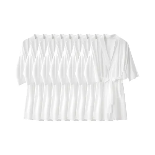 Pocket Travel Bathrobes Unisex 10 Pack