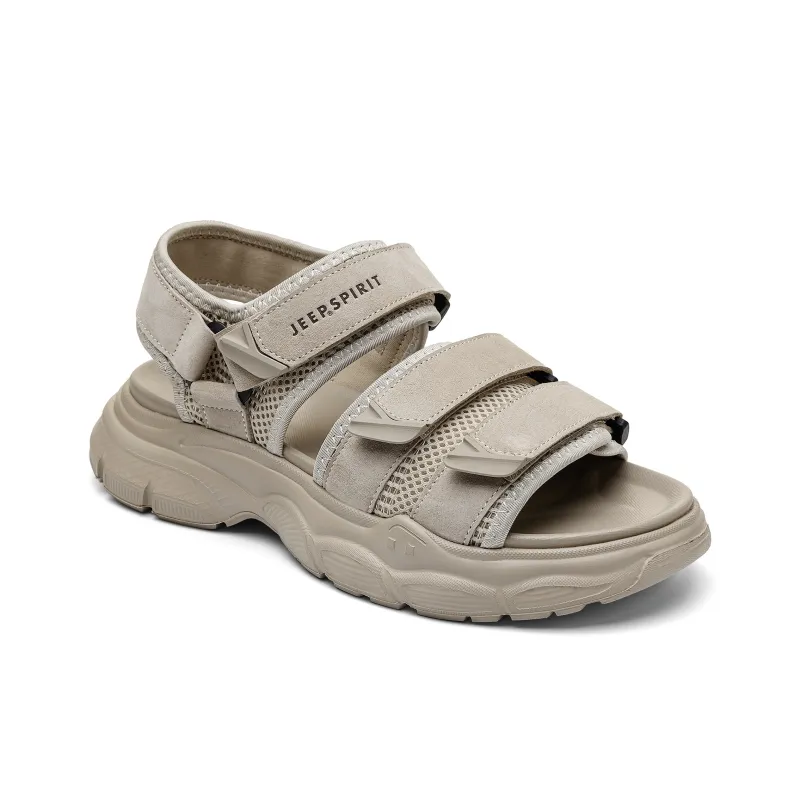 JEEP SPIRIT Beach Sandals Men's Brown-1