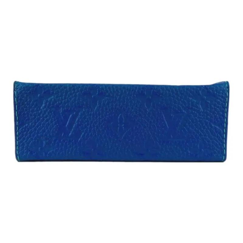 LOUIS VUITTON Sac Plat Xs Taurillon Illusion Blue/Green-3
