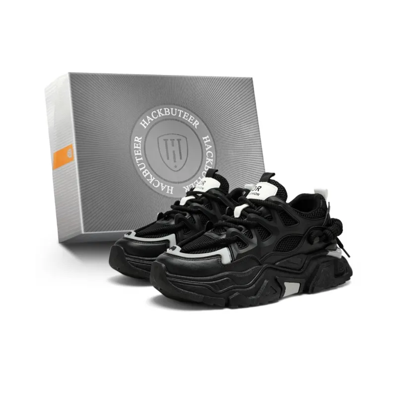 HACKBUTEER Low Top Chunky Sneakers Men's Box Included-14
