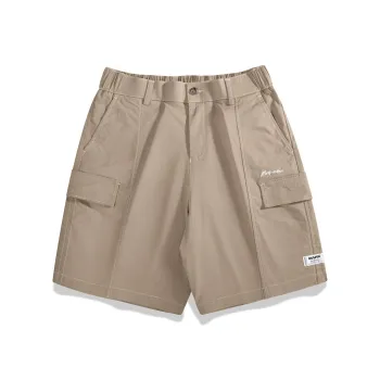 FAIRWHALE Casual Shorts Men Khaki