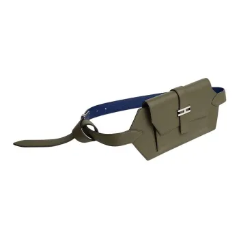 HERMES Elan Pocket Swift Leather Fanny Pack Women's Green