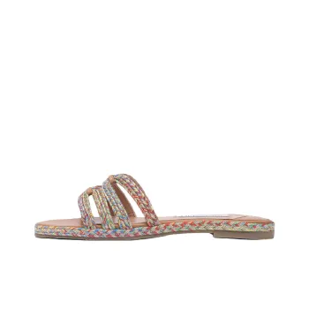 AQUAZZURA Slip Resistant Slide Slippers Women's Light Beige