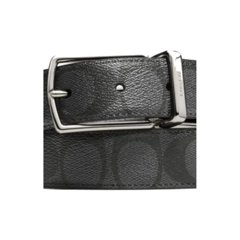 COACH Men's Modern Harness Buckle Cut To Size Reversible Belt-3