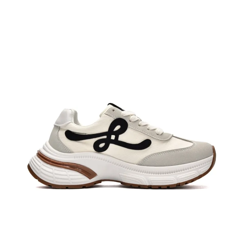 MISTERY Lightweight Anti Slip Low Top Chunky Sneakers Women's-1