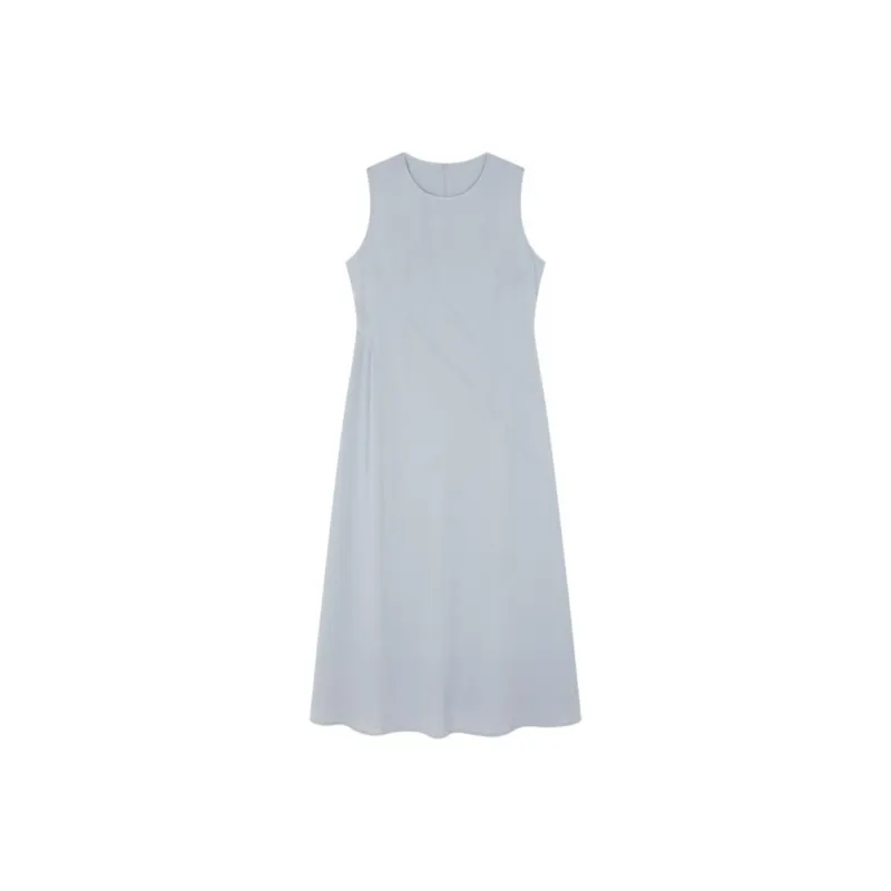 IHIMI Sleeveless Dresses Women's Morning Mist Blue-0
